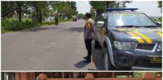 Polsek Ngimbang Gelar Patroli Harkamtibmas Guna Cegah Kriminalitas Dan Premanisme di Siang Hari