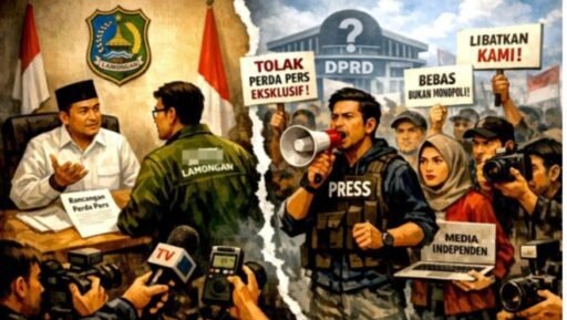 Dalih Penertiban Pers Rencana Penyusunan Perbub Lamongan Ancam Independensi dan Kebebasan Pers