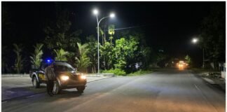 Guna Cegah Dan Daya Tangkal 4C personil Polsek Ngimbang Gelar Patroli Blue Light Di Daerah Rawan Kriminal