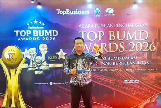 Dibawah Kepemimpinan Ekawanto, PDAM Tana Toraja Sukses Raih Penghargaan TOP BUMD Awards Bintang 3