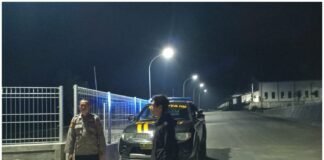Pastikan Wilayah Ngimbang Tetap Kondusif Polsek Ngimbang Gelar Patroli Blue Light Cegah 4C Di Malam Hari