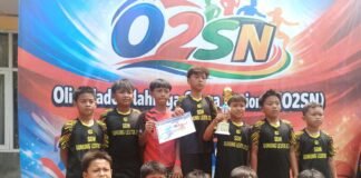 2 Emas 2 Perunggu SDN Gunugleutik 3,JUARA UMUM O2SN 63 SDN Se-Kec. Ciparay Stadion Barujati,21-23 April 2026