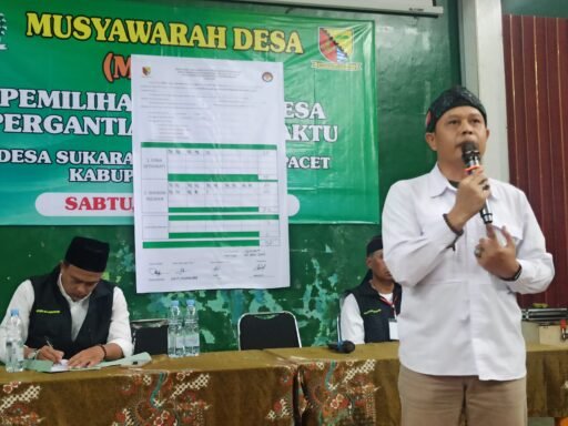 Wawan Ridwan PAW Sisa-Sisa Kades PAW Sukarame Kecamatan Pacet, Kabupaten Bandung, Sabtu, 25 April 2026
