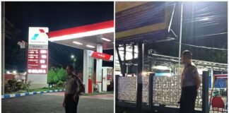 Pastikan Wilayah Ngimbang Tetap Kondusif Polsek Ngimbang Gelar Patroli Blue Light Cegah 4C Di Malam Hari