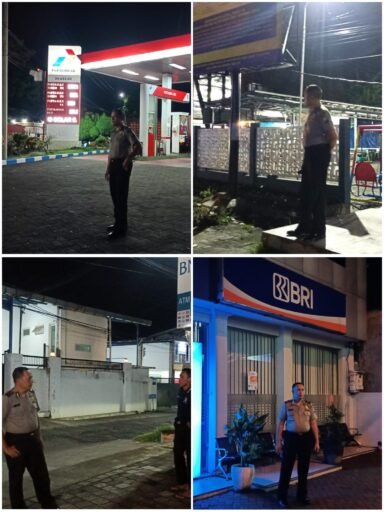 Pastikan Wilayah Ngimbang Tetap Kondusif Polsek Ngimbang Gelar Patroli Blue Light Cegah 4C Di Malam Hari