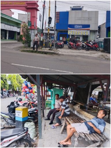 Polsek Ngimbang Gelar Patroli Harkamtibmas Di Obvit Guna Cegah Kriminalitas Dan Premanisme di Siang Hari