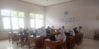 Asah Kemampuan Literasi, 45 Siswa SDN Ampera Ciberes Taklukkan Hari Kedua TKA