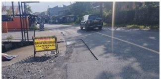 Lubang Pengerukan Jalan Belum Tuntas Ditutupi, Jawaban Pihak Kontraktor Kontroversi Dengan PPK 21