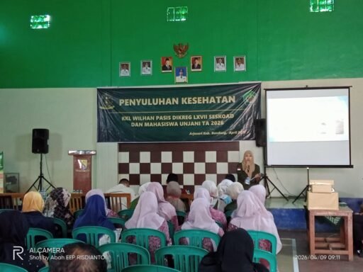 PENYULUHAN KESEHATAN KKL WILHAN PASIS DIKREG LXVII SESKOAD & MAHASISWA UNJANI TA 2026 DS.PINGGIRSARI ARJASARI