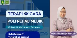 Terapi Wicara Poli Rehab Medik RSUDMA Sumenep,Solusi Cerdas Atasi Speech Delay