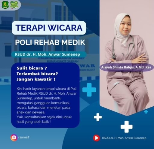 Terapi Wicara Poli Rehab Medik RSUDMA Sumenep,Solusi Cerdas Atasi Speech Delay
