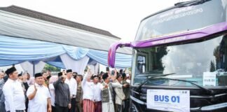 Wagub Banten Dimyati Lepas Ratusan Santri ke Ponpes Lirboyo Kediri