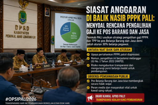 “Siasat” Anggaran di Balik Nasib PPPK PALI: Menyoal Rencana Pengalihan Gaji ke Pos Barang dan Jasa