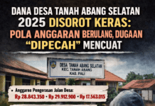 Dana Desa Tanah Abang Selatan 2025 Disorot: Indikasi Pengulangan Anggaran dan Minim Transparansi