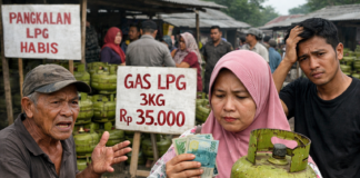 Warga Desa Betung Abab, PALI Mengeluh, Harga Gas LPG 3 Kg Tembus Rp35.000 Akibat Kelangkaan