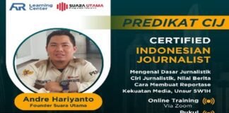 Pelaksanaan Pelatihan Jurnalis Batch 14 berSertifikat Certified Indonesian Journalist