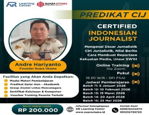 Pelaksanaan Pelatihan Jurnalis Batch 14 berSertifikat Certified Indonesian Journalist Pelaksanaan Pelatihan Jurnalis Batch 14 berSertifikat Certified Indonesian Journalist