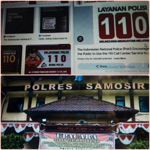 KAPOLRES SAMOSIR AGAR PERIKSA UDUT MANOTAR SITANGGANG, ADUKAN LAPORAN PALSU DI CALL CENTER 110