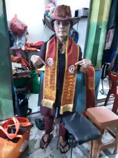 Stola Ulos Punguan Pomparan Raja Pasaribu Indonesia Kota Tebing Tinggi karya Rotua Wendeilyna Simarmata