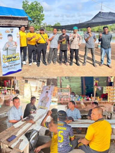 Polres Meranti Rangkul Pemuda Desa gogok Lewat Program Jum’at Curhat
