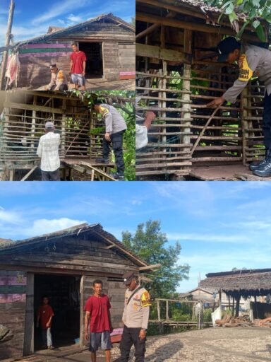 Polsek Merbau Perkuat Ketahanan Pagan Lewat Pendampingan Perternak dan Nelayan.