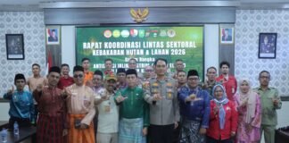 Polres Kepulauan Meranti Gelar Rakor Lintas Sektoral Antisipasi Karhutla dan Super El Nino 2026