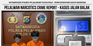 Sembunyi di Pondok Jalan Balak, Dua Pengedar Sabu di Sorek Satu Digulung Polisi