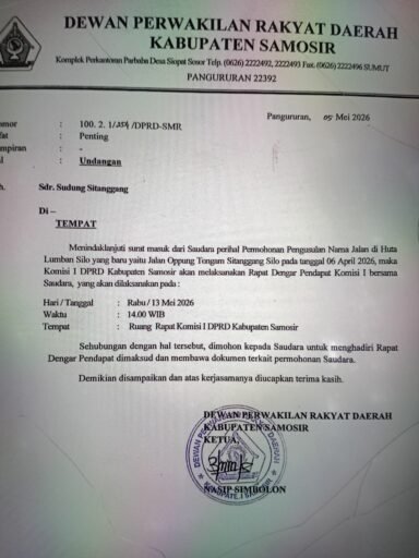 NONI SITUMORANG BATALKAN RDP, PENGUSUL PILIH PASANG TERALIS