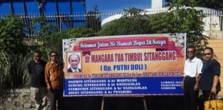 SYAMSUDDIN SITANGGANG SILO SAMPAIKAN UCAPAN DUKA atas BERPULANGNYA AMANG dr TIMBUL SITANGGANG UPAR