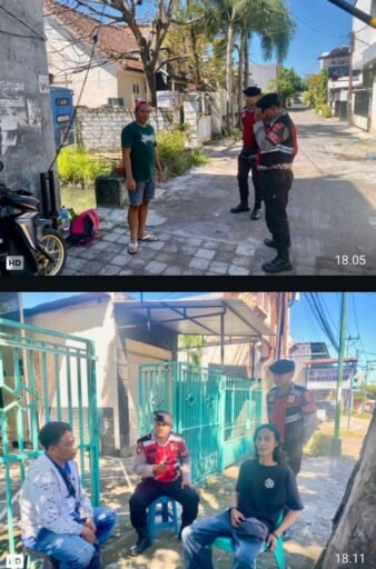 Sat Samapta Polresta Mataram Patroli Dialogis ke Permukiman Warga Hingga Kawasan Publik