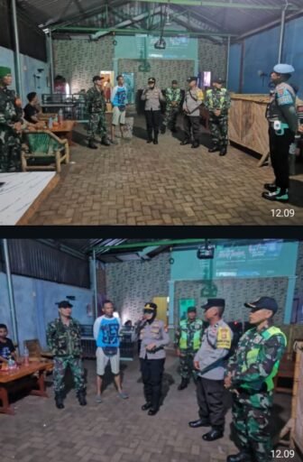 AKP Wiwin Widarti Pimpin Patroli Gabungan, Tempat Hiburan Malam di Lingsar Disambangi