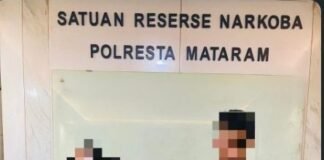 2 Terduga pengguna dan Pengedar Sabu Digerebek Jelang Subuh di Ampenan
