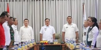Bupati dan wakil Bupati Nias selatan Rapat kordinasi untuk Penanganan Kesediaan LPG 3 Kg