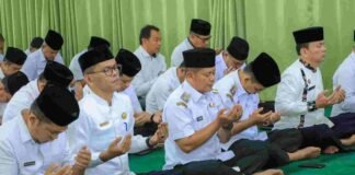 Bupati Pasaman hadiri wirid dan do’a menyambut Bulan suci Ramadhan 1447 Hijriah