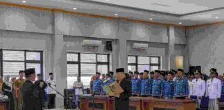 Bupati Pasaman, Welly Suhery melantik pejabat daerah dilingkungan Pemerintah Kabupaten Pasaman