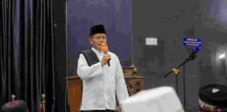 Bupati Welly Suhery hadiri peringatan Nuzul Qur’an 1447 Hijriah di Masjid Agung Al-Muttaqin.