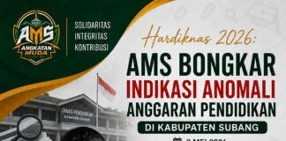 Hardiknas 2026: AMS Bongkar Indikasi Anomali Anggaran Pendidikan di Kabupaten Subang