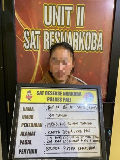 Operasi Penyamaran Ungkap Peredaran Ekstasi di Talang Ubi, Satu Tersangka Diamankan