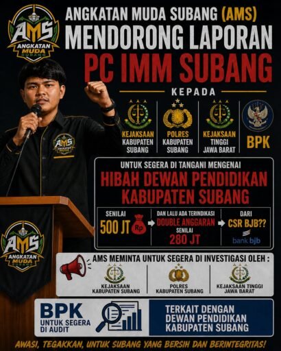 AMS Desak Usut Hibah Rp500 Juta