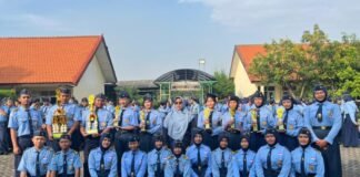 TK Hang Tuah 3, SD Hang Tuah 3 dan SMP Hang Tuah 2 Juarai Drumband UINSA Surabaya