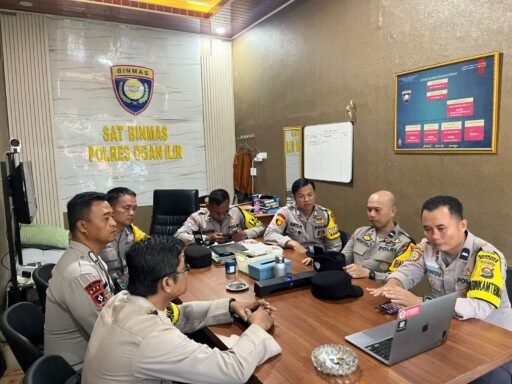 Polres Ogan Ilir Gelar Anev Operasional Aplikasi BOS V2 untuk Tingkatkan Kinerja Bhabinkamtibmas