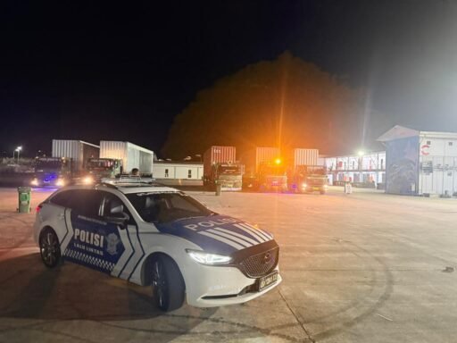 Polda NTB Kawal Logistik GT World Challenge Asia 2026 , Aman Sampai Tujuan