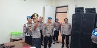 GELAR GAKTIBLIN DI POLRES BERAU, KABID PROPAM POLDA KALTIM TEKANKAN DISIPLIN DAN PROFESIONALISME PERSONEL