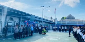 Rutan Kelas I Palembang Bersama APH Gelar Pengeledahan Wujudkan Bersih dari Handphone Ilegal dan Narkoba