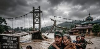 Kodim 0406 Lubuklinggau Terjunkan Personel, Ribuan Rumah di Muratara Terendam Banjir