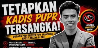 Aroma Perbuatan Melawan Hukum Tercium, Publik Desak Tersangkakan Kadis PUPR Pali.