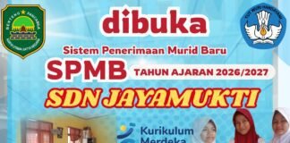 SDN Jayamukti Tegaltangkil Buka Pendaftaran Siswa Baru Tahun Ajaran 2026/2027, Kuota Terbatas!