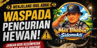 Antisipasi Pencurian Hewan Ternak Menjelang Hari Raya Idul Adha Aipda Nanang S.,S.H. Patroli PEDDAL Kamtibmas