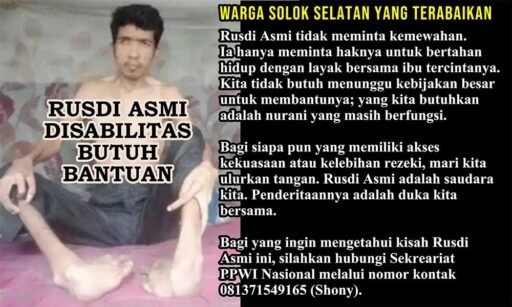 *Mengetuk Pintu Langit: Kisah Rusdi Asmi, Pemuda Disabilitas yang Berjuang di Tengah Senyapnya Kepedulian*