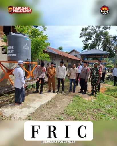 Wujud Kepedulian Polri Penuhi Kebutuhan Air Bersih bagi Pesantren dan Masyarakat